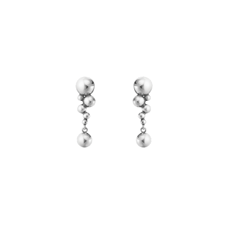 Georg Jensen «Moonlight Grapes» små øreheng i sølv