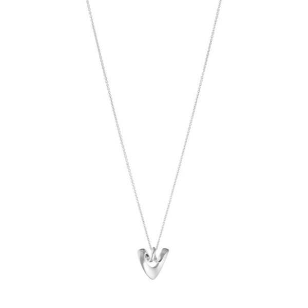 Georg Jensen "2025 Heart" kjede i sølv