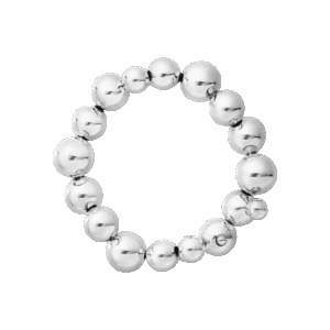 Georg Jensen «Moonlight Grapes armbånd» i sølv, med store kuler