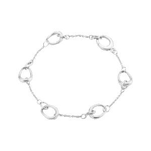 Georg Jensen "Offspring armbånd" i sølv