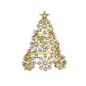 Julenål, juletre med blanke stener