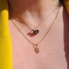 OLE LYNGGAARD COPENHAGEN Forest small oakleaf anheng i gult gull