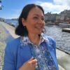 Huldreverket "Sukkertopp" ørepynt med tansanitt
