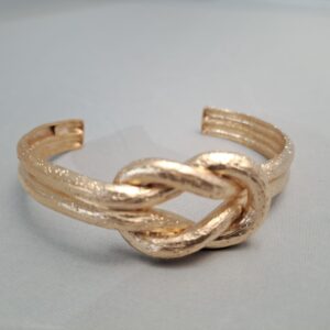 Stardust Knot armring i forgylt sølv