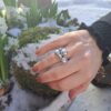 Georg Jensen "Moonlight grape ring" i sølv