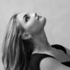 Studio ørering "Miss" i rhodinert sølv