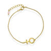 221413 Serenity "Femme" armbånd i forgylt sølv