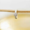 Rosettring i gult gull med diamanter 0,15 W.SI