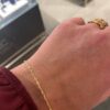 Armbånd singapor i forgylt sølv 1,85 mm bredt