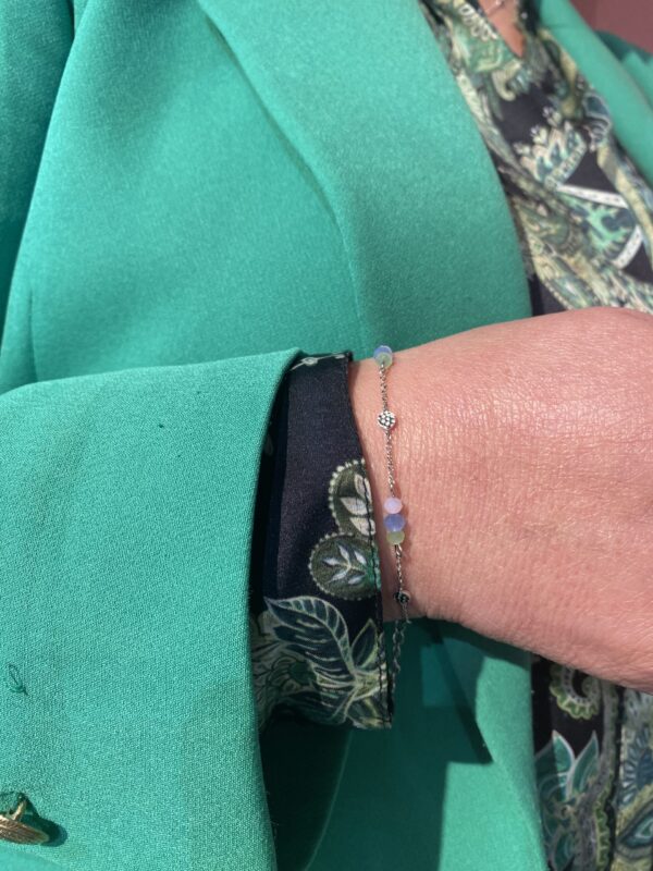 Shapes "Fairy" armbånd i rhodinert sølv med krystaller