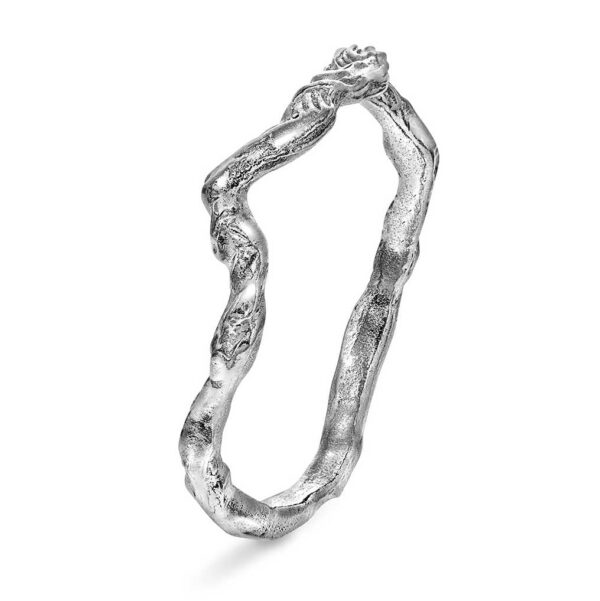 Shapes "Ocean" ring i rhodinert sølv