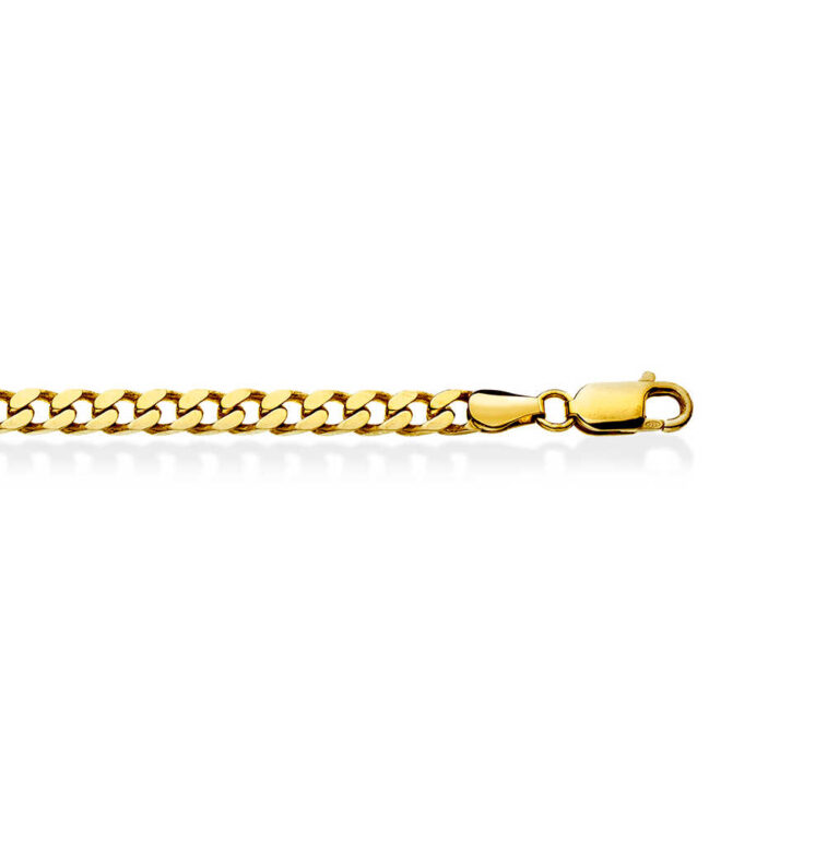 Panserarmbånd i forgylt sølv 21 cm bredde 4,5