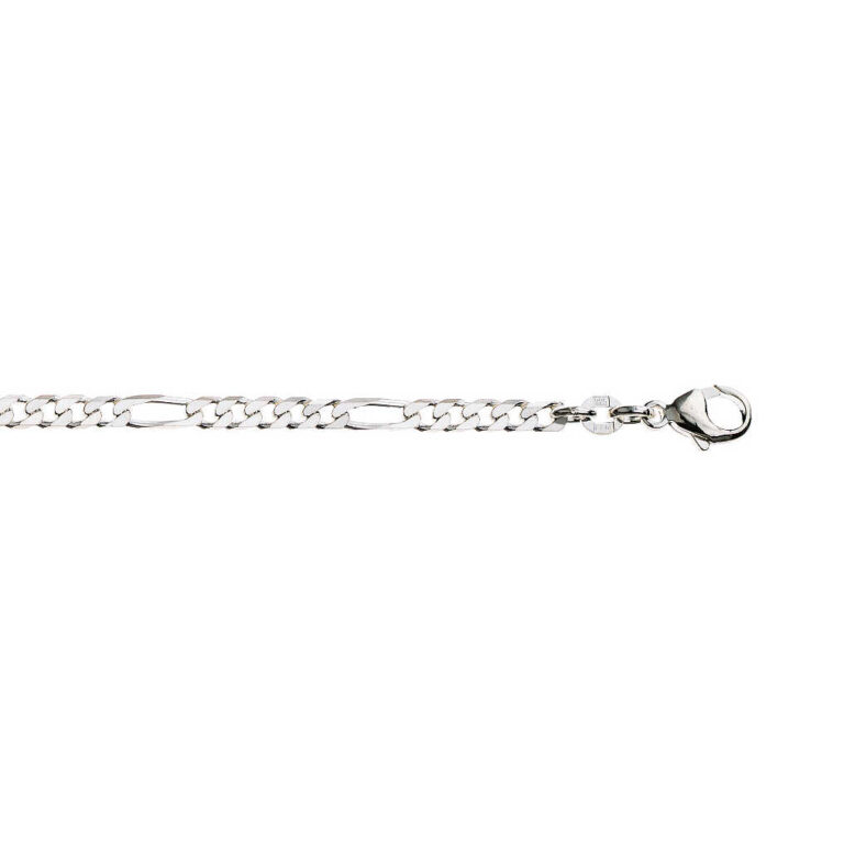Figaro kjede i sølv 3,7 mm 45 cm