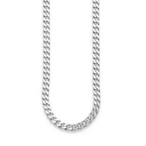 Panserkjede 60 cm i sølv 4,3 mm