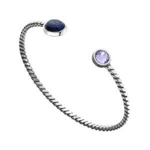 Huldreverket "Vindel" armring med Lapis og swarovski