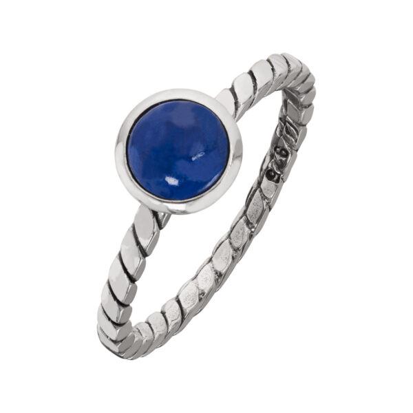 Huldreverket «Sukkertopp» ring med Lapis
