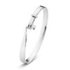 Georg Jensen "Torun" armring i sølv med diamanter
