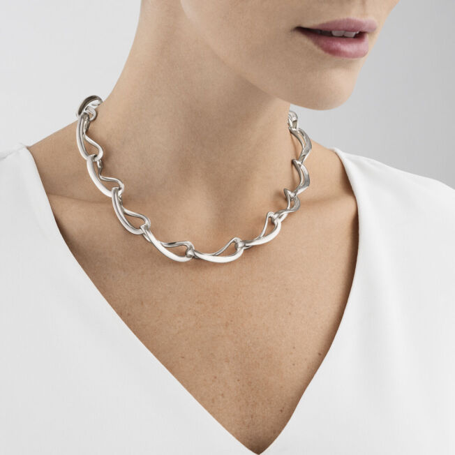 Georg Jensen "Infinity" collier i sølv