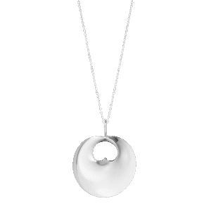Georg Jensen "Hidden Heart" kjede i sølv