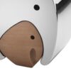 Georg Jensen «Moneyphant» i blankt stål, med tvillinger