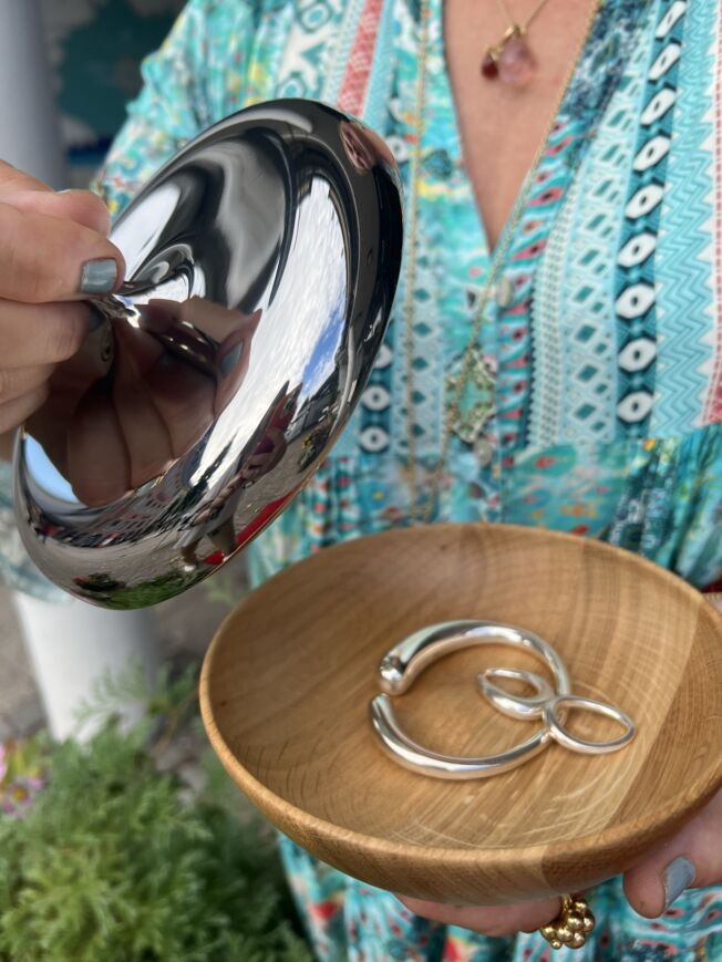 3584893-apen Georg Jensen "Henning Koppel Bonbonniere Turnip"
