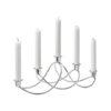 Harmony lysestake femarmet fra Georg Jensen i rustfritt stål
