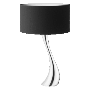 Georg Jensen “Cobra" lampe med sort skjerm, medium