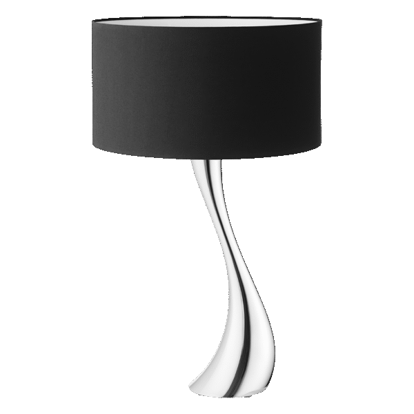 Georg Jensen “Cobra" lampe med sort skjerm, medium