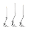 Georg Jensen "Cobra" lysestaker sett med 3