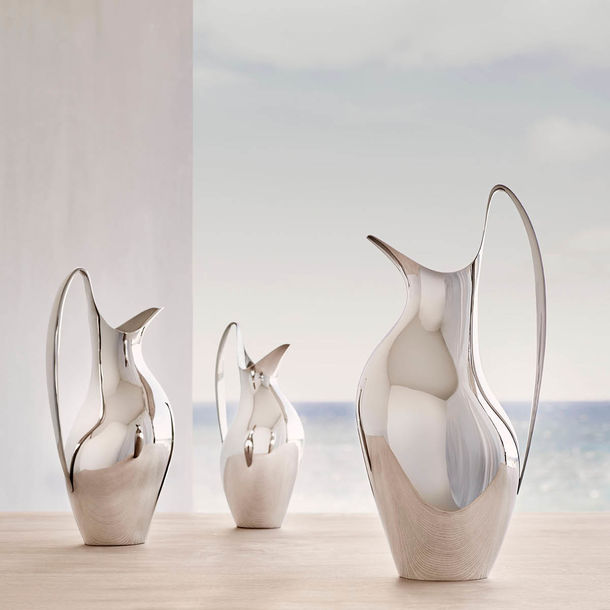 Kanne i stål fra Georg Jensen