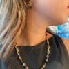 Coeur de LionGeoCUBE® Chunky Chain kjede i brun og gull