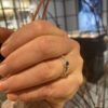 Susanne Friis Bjørner vridd ring i sølv