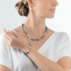 Coeur de Lion GeoCUBE® iconic Precious ørepynt i grønt og turkis