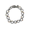 By Birdie "Orion tiny" armbånd i sølv med gult gull detaljer