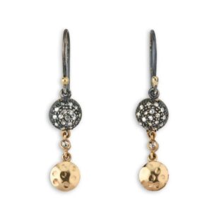 By Birdie "Sophia Rose pavé" ørepynt med diamanter