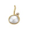 By Birdie "Zenith White Keshi Pearl" anheng i gult gull