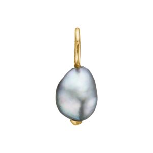 By Birdie "Vivid Grey Keshi Pearl" anheng i gult gull