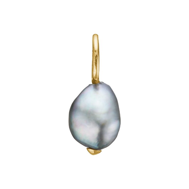 By Birdie "Vivid Grey Keshi Pearl" anheng i gult gull