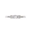 Ring "Angelica" i hvitt gull med diamanter totalt 0,50 TW.SI