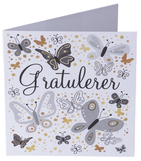Kort "Gratulerer"