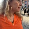 Susanne Friis Bjørner store forgylte creoler 60 mm