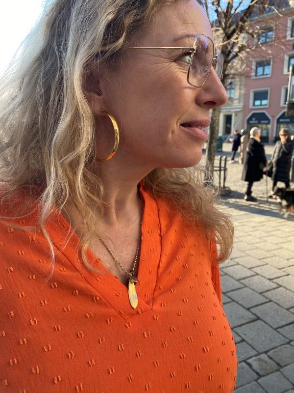 Susanne Friis Bjørner store forgylte creoler 60 mm