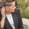Susanne Friis Bjørner ørepynt, sølv med topas og London blå krystall