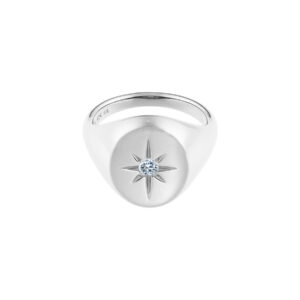 "Guiding star" ring i sølv fra Id-fine