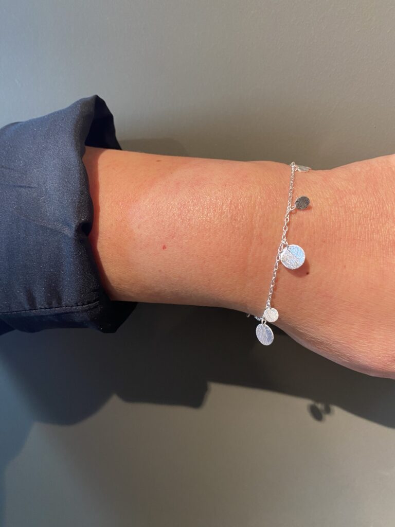 Susanne Friis Bjørner armbånd med plater i sølv
