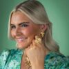 Catwalk Exclusive "Stardust Butterfly" regulerbar ring i forgylt sølv