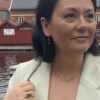 Susanne Friis Bjørner ring forgylt med fasettert grønn kvarts