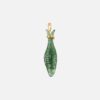 OLE LYNGGAARD COPENHAGEN Young fish pendant i gult gull med serpentin