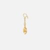 OLE LYNGGAARD COPENHAGEN Claw earring pendant øreanheng i gult gull