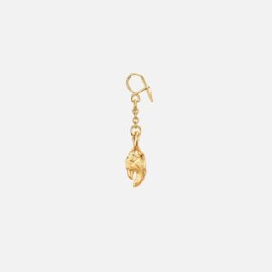 OLE LYNGGAARD COPENHAGEN Claw earring pendant øreanheng i gult gull